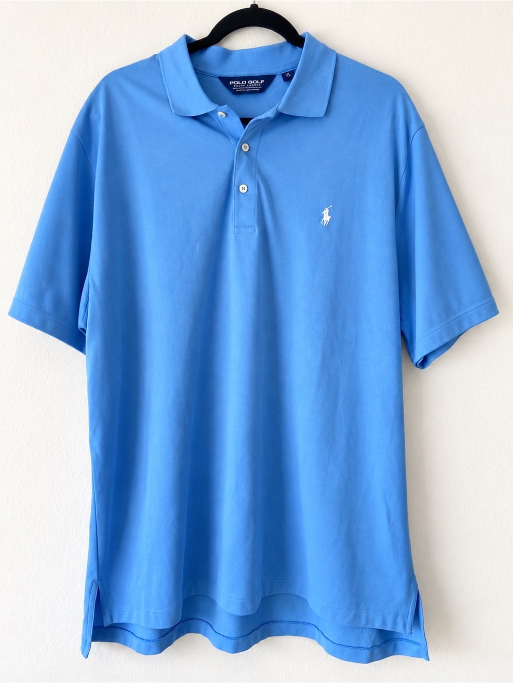 Polo Golf Ralph Lauren | Men’s Blue Pima Cotton Polo Shirt Pony Logo Size XL